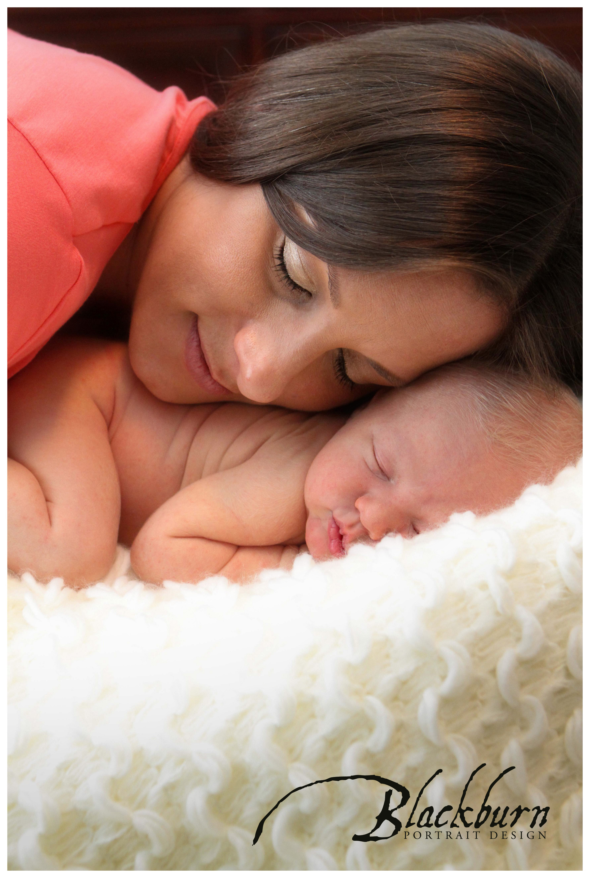 Color Mother and Newborn Baby Photo Saratoga Springs NY
