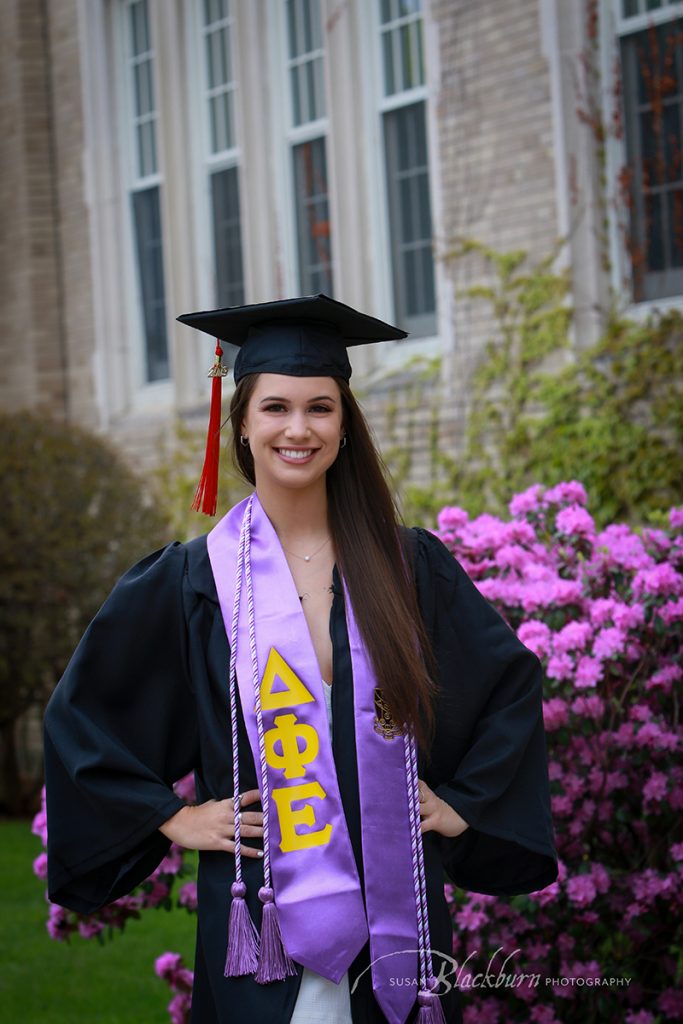 Cap and Gown College Grad Photo Plattsburgh