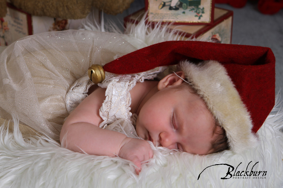 Saratoga Christmas Newborn Photo 02