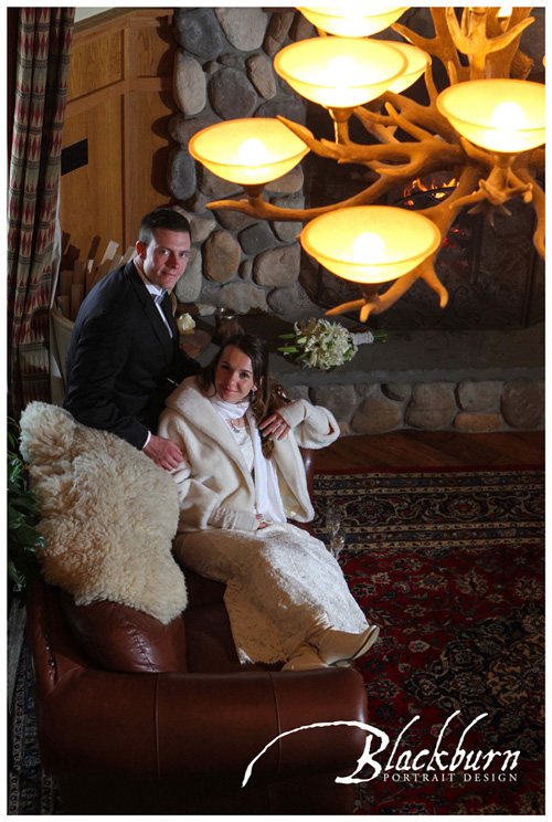 Winter Fern Lodge Wedding Photo