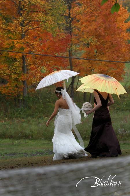 Rainy Day Wedding Photos