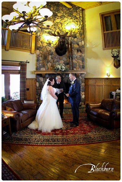 Fern Lodge Wedding Ceremony Photo