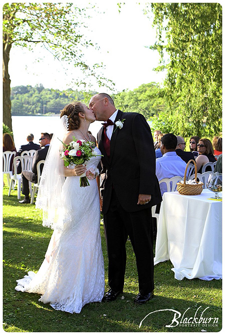 Outdoor Wedding Ceremony Crooked Lake House