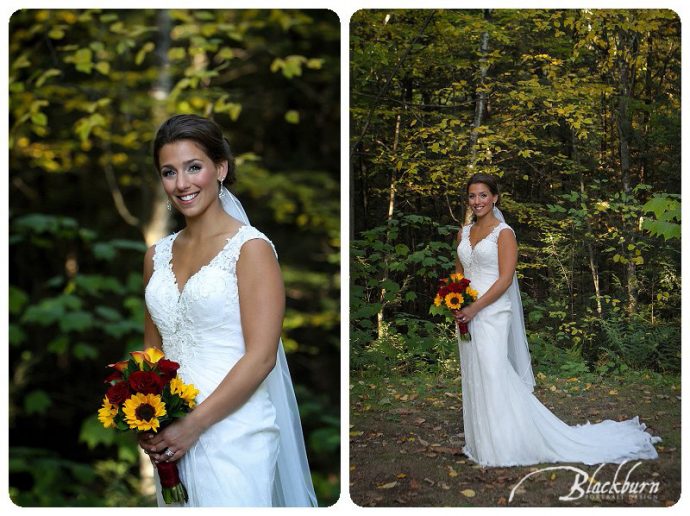 Fall Wedding Bride Photos