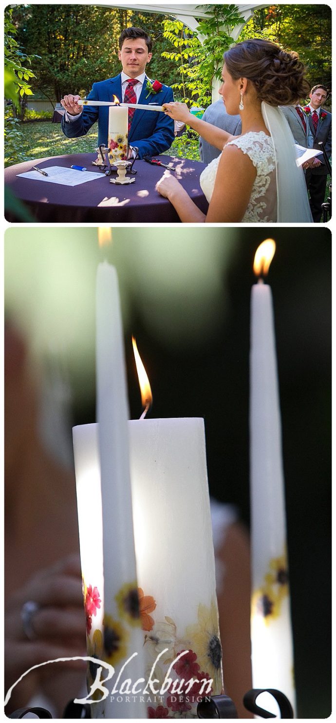 Unity Candle Wedding Ceremony Photo