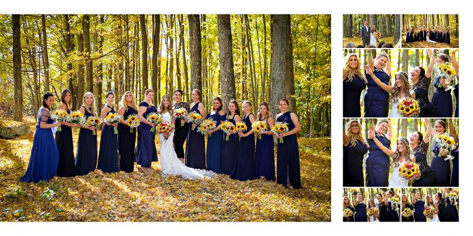 Fall Bridal Party Photos Upstate NY