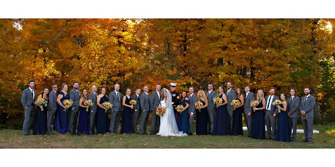 Fall Bridal Party Photo