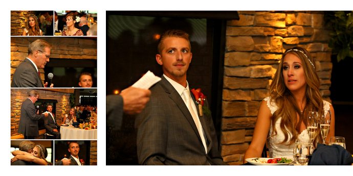 Windham wedding reception toast photos