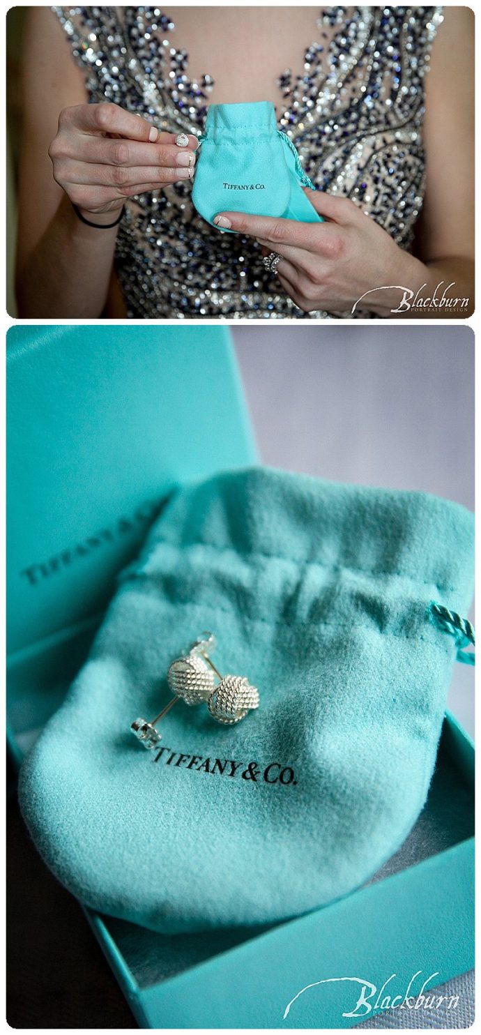 Tiffany earrings detail photo
