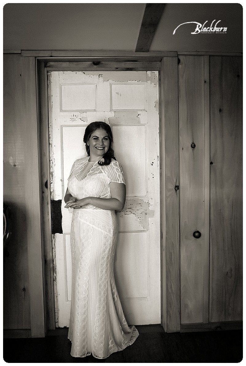 Rustic Chic Barn Wedding Bride Photo