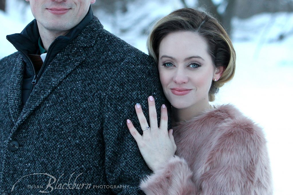 Winter Bride Photo Saratoga Springs NY