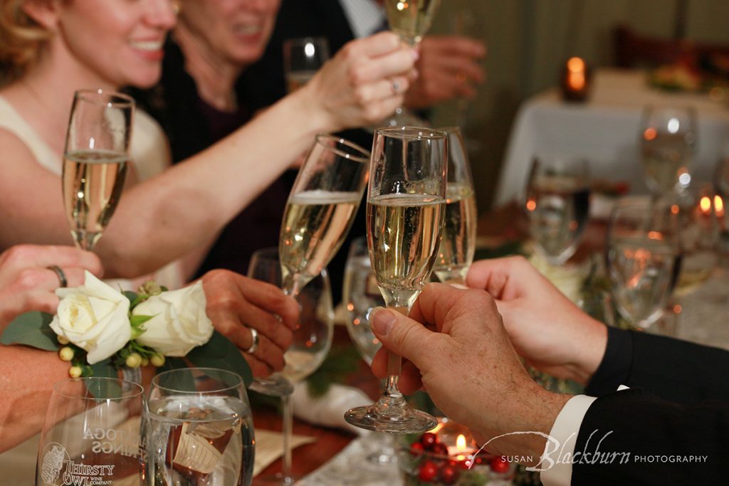 Saratoga Wedding Toast Photo