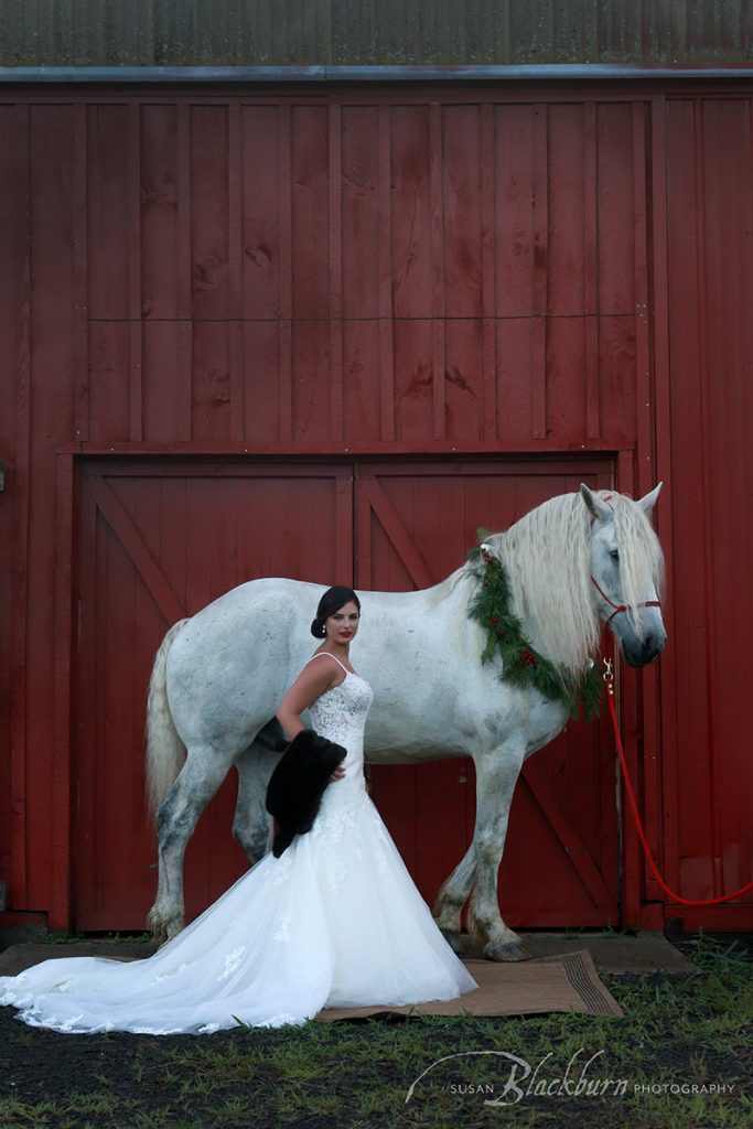 Equestrienne Bridal Photo Saratoga Springs NY