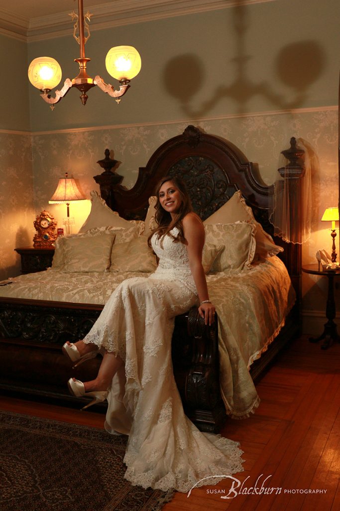 Mansion Inn Saratoga Bridal Portrait